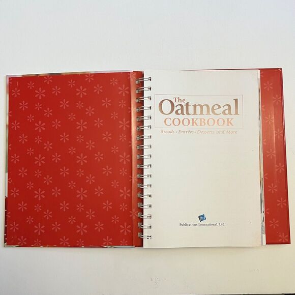 Cookbook The Oatmeal Cookbook Breads Entrees Desserts and More Hardcover - Picture 3 of 11